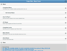 Tablet Screenshot of congovibes.com